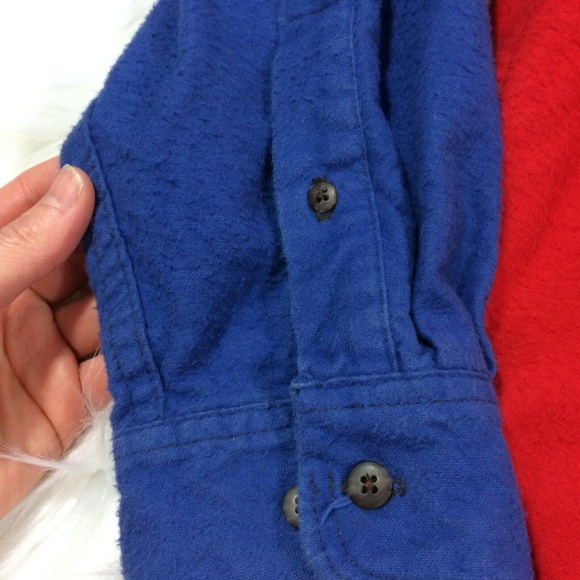 Woolrich Color Block Flannel Button Front Shirt - Picture 5 of 8